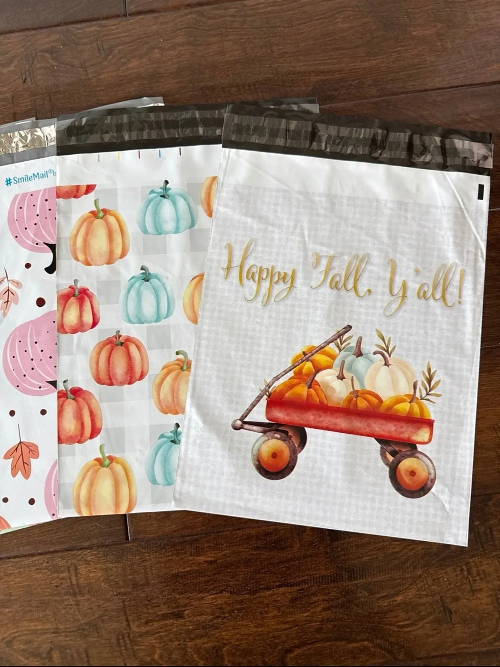 40 Pack - 10x13” Super Fun ALL Pumpkins Poly Mailers